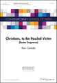 Christians, to the Paschal Victim Three-Part Mixed choral sheet music cover